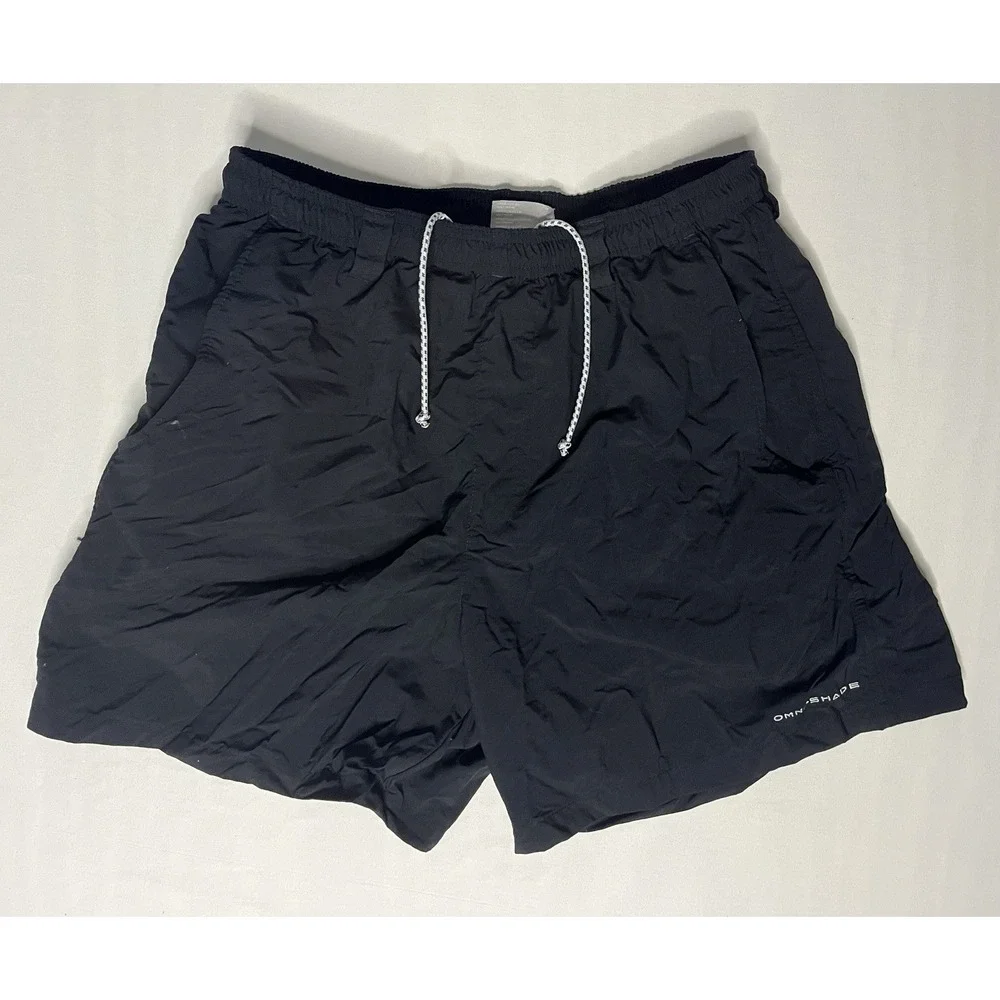 Columbia PFG Swimming Trunks Shorts Men's Size Small Black Orange Pockets Lot X2